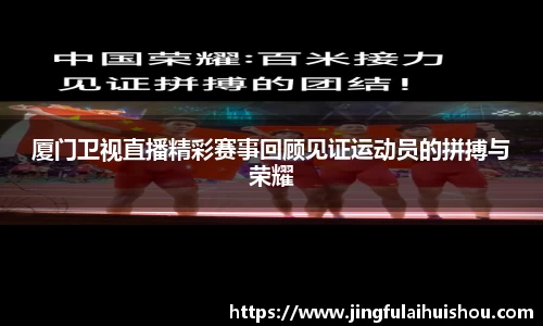厦门卫视直播精彩赛事回顾见证运动员的拼搏与荣耀